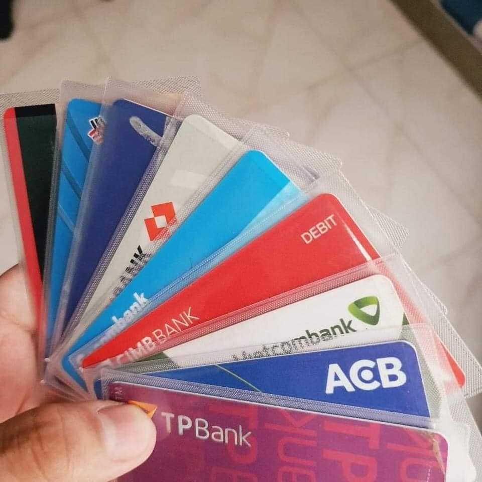 SET 10 Chiếc Vỏ bọc thẻ căn cước - thẻ ATM