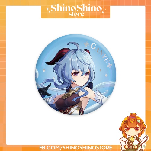 [có sẵn] huy hiệu hình banner genshin impact chính hãng từ official shop