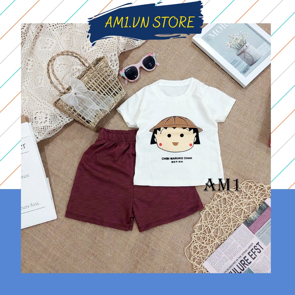 Đồ bộ cộc tay Bộ quần áo bé gái TTR96