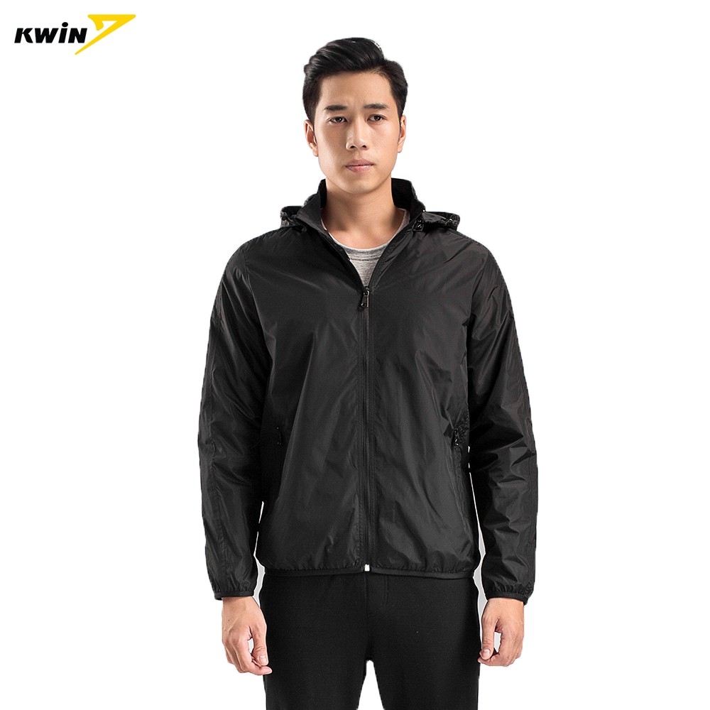 Áo khoác gió nam KWIN thiết kế khỏe khoắn, chất vải bền chắc, chống bám bụi - KJK001W8