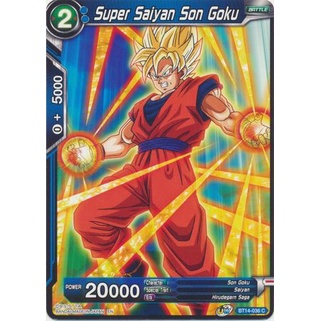 Thẻ bài Dragonball - TCG - Super Saiyan Son Goku / BT14-036'