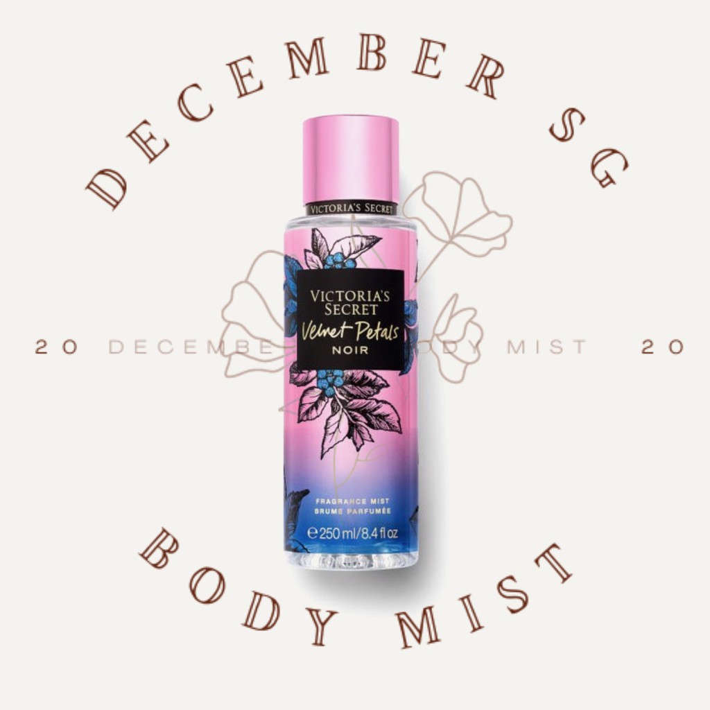 [Auth] Xịt thơm Body Mist Victoria's Secret -  Velvet Petals Noir +𝘿𝙚𝙘𝙚𝙢𝙗𝙚𝙧 𝙎𝙝𝙤𝙥+