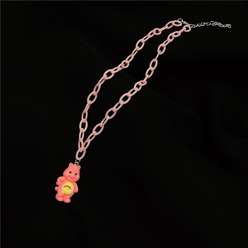 Vòng cổ mặt hình gấu phong cách Hàn Quốc thời trang dễ thương cho nữ