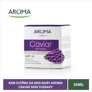 Kem dưỡng da ban ngày AROMA chiết suất trứng cá Caviar cho làn da mịn màng tươi sáng 50ml