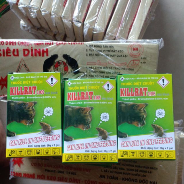 Thuốc diệt chuột dạng viên cực mạnh