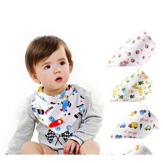 Set 10 yếm tam giác cotton cho bé