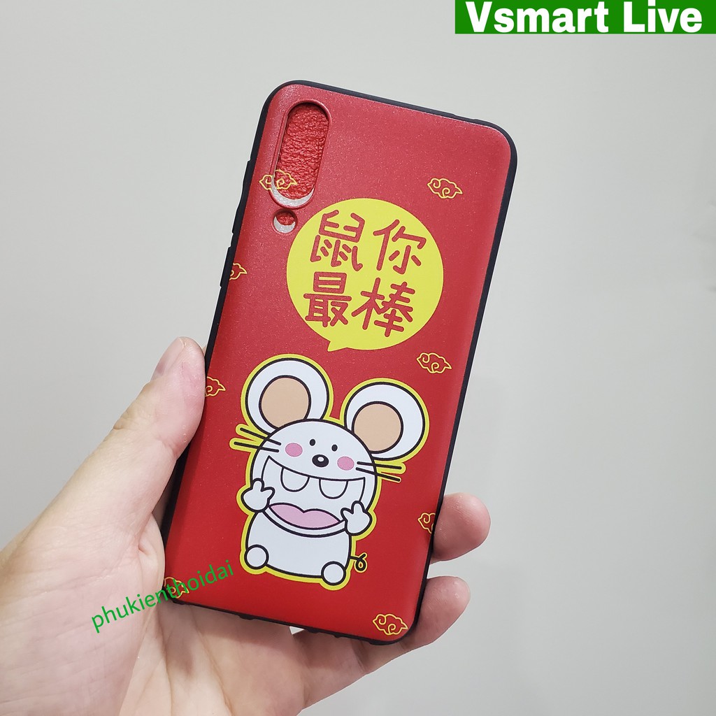 Ốp lưng Vsmart Live FREESHIP Từ 50k dẻo In 3D cao cấp