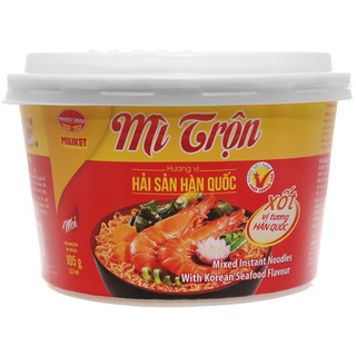 6 TÔ Mì trộn Miliket hải sản Hàn Quốc tô 105g