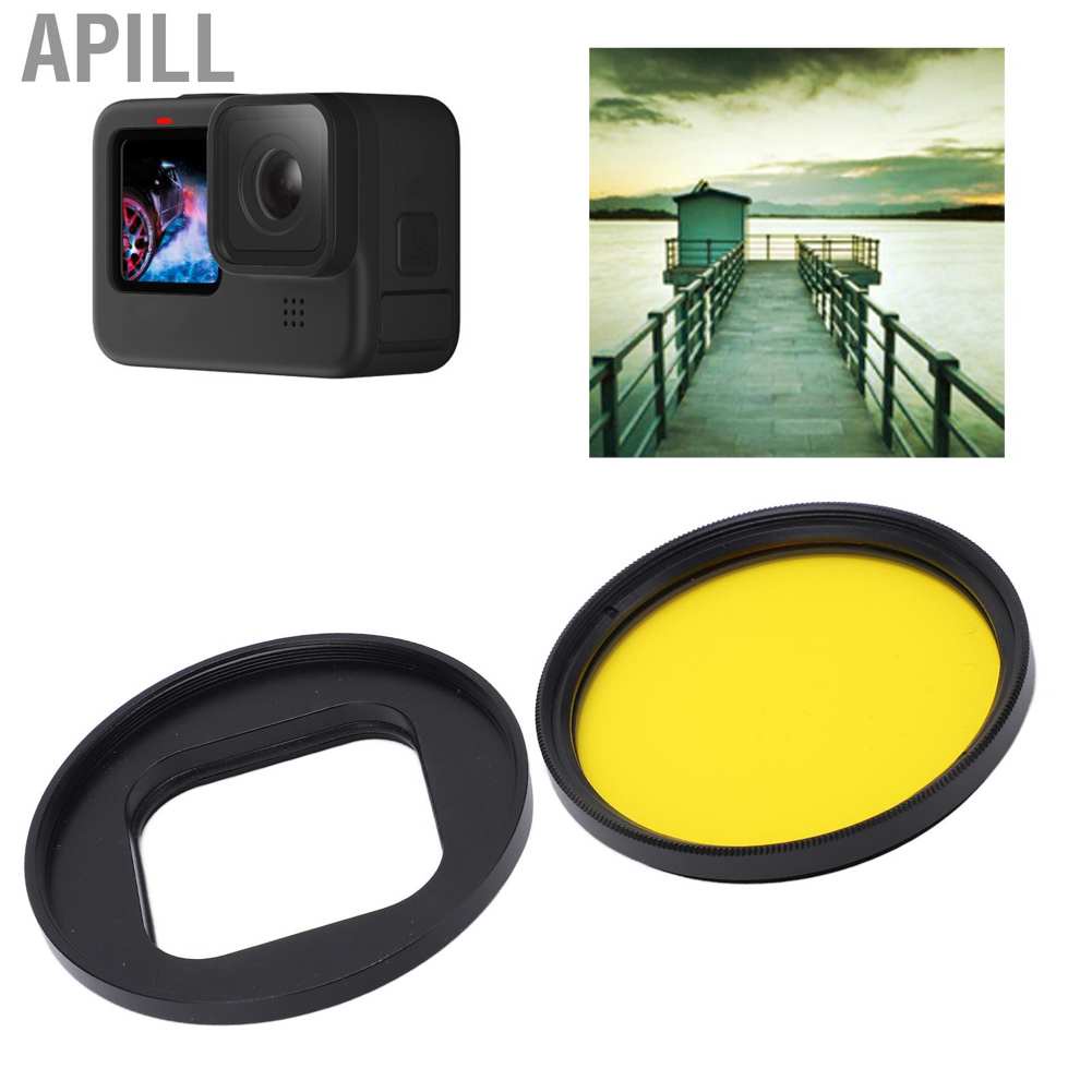Bộ lọc ống kính máy ảnh màu vàng 52mm thay thế cho HERO 9 | BigBuy360 - bigbuy360.vn