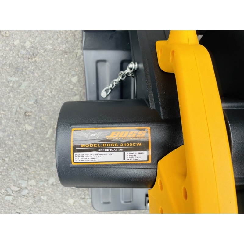 Máy cắt sắt để bàn công suất 2200W kèm đĩa cắt 355mm Hãng BOSS, Bảo hành 12 tháng.