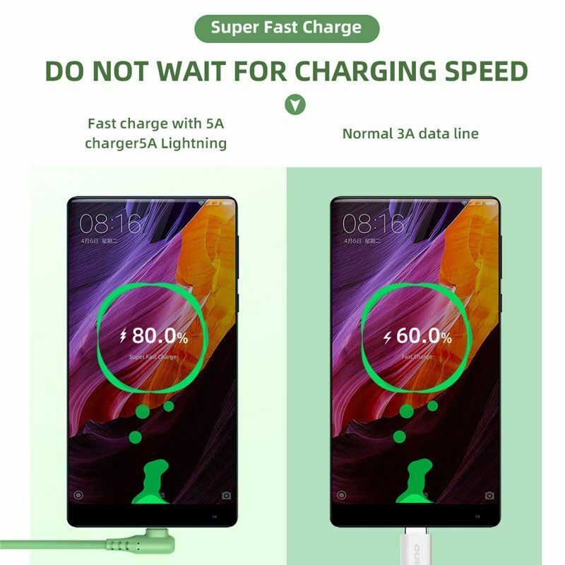 Cáp Sạc Nhanh Tích Hợp Truyền Dữ Liệu 5a Cho Android / Type-c / Iphone