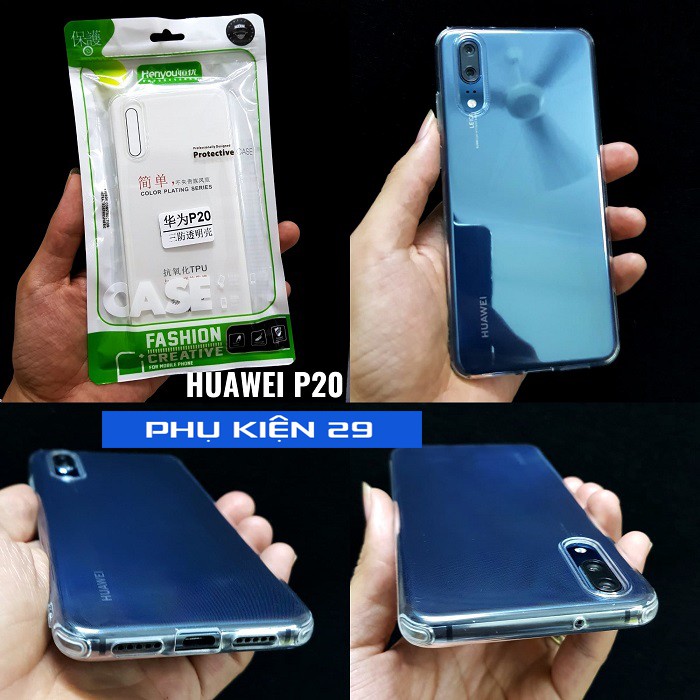 Ốp lưng silicon dẻo trong cao cấp Henyou