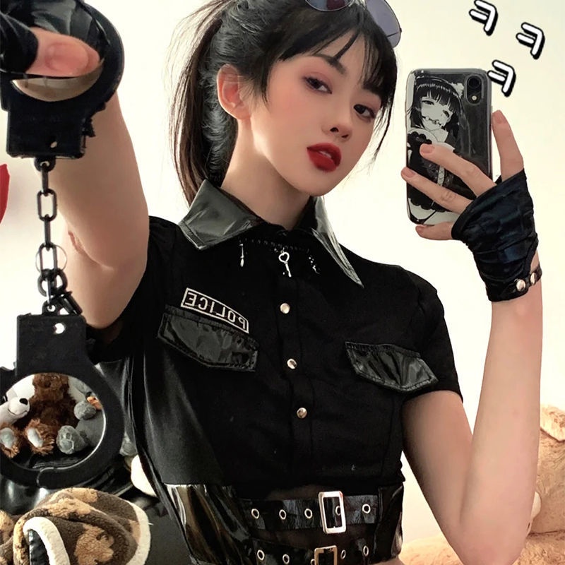 Bộ đồ cosplay nữ cảnh sát phong cách quyến rũ
