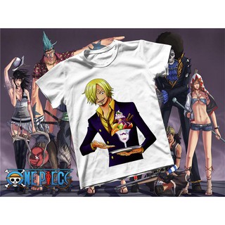 Áo thun Cotton Unisex - Anime - One Piece - Hải tặc đầu bếp Sanji