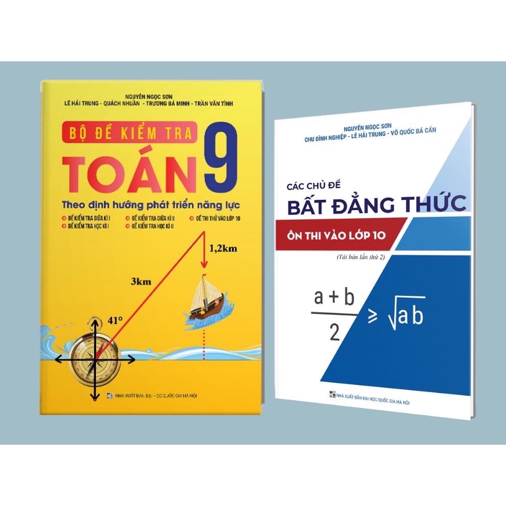 Sách - Combo luyện đề Toán mục tiêu 9+  kỳ thi vào lớp 10 THPT