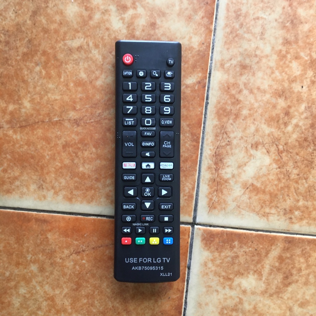 Điều khiển tivi LG AKB75095315 XLL21 loại tốt thay thế khiển zin, Remote dùng cho điều khiển tivi LG AKB75095315 XLL21
