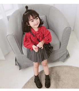 Sơmi chấm bi kelly