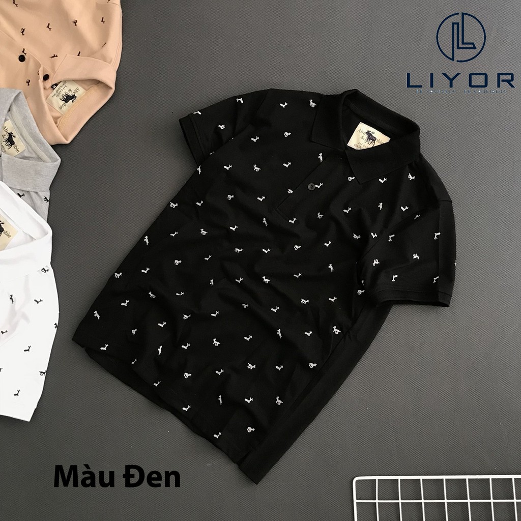 Áo Thun Có Cổ Nam LIYOR Áo Thun Nam Polo ngắn tay co giãn không tróc hình không nhăn form regular sang trọng  ATCS048 | BigBuy360 - bigbuy360.vn