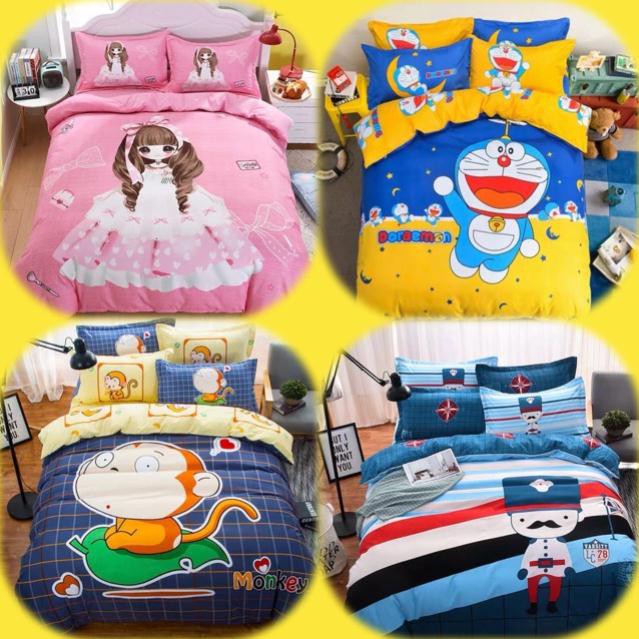 BỘ CHĂN GA GỐI COTTON TINA 100%