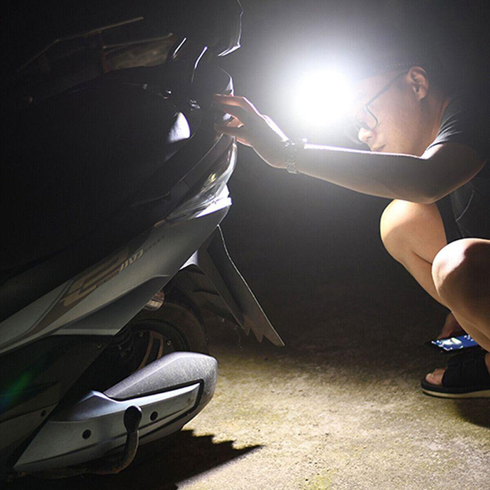 Đèn LED COB + COB Đội Đầu Sạc USB Dùng Khi Đi Câu Cá Ngoài Trời