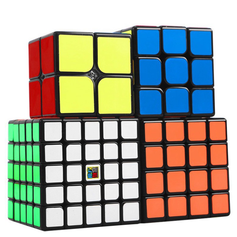 Combo 5 Rubik 2x2 3x3 4x4 5x5 Rubik Tam Giác - Hàng Cao Cấp, Xoay Cực Trơn, Cực Mượt