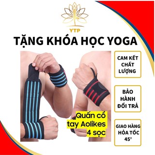 Quấn Cổ Tay Aolikes Dài 60cm | 1 Cái Quấn Bảo Vệ Tập Gym Cao Cấp Chính Hãng