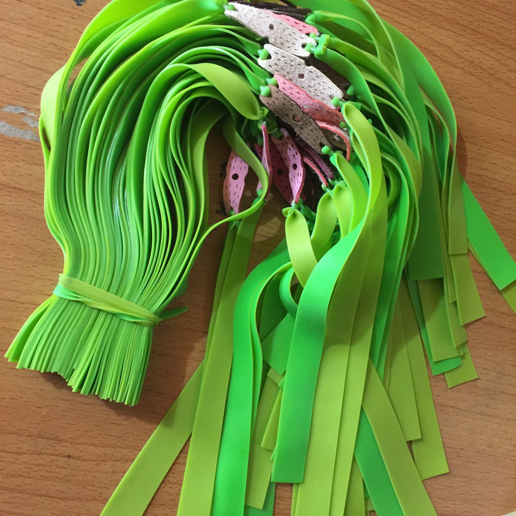 2 chiếc Dây ná Dây thun cao su loại dày 1mm