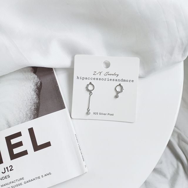 Khuyên tròn đá lệch