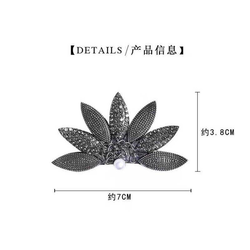 Kẹp tóc hợp kim đính ngọc trai giả phong cách phim Khách sạn Deluna IU sang trọng