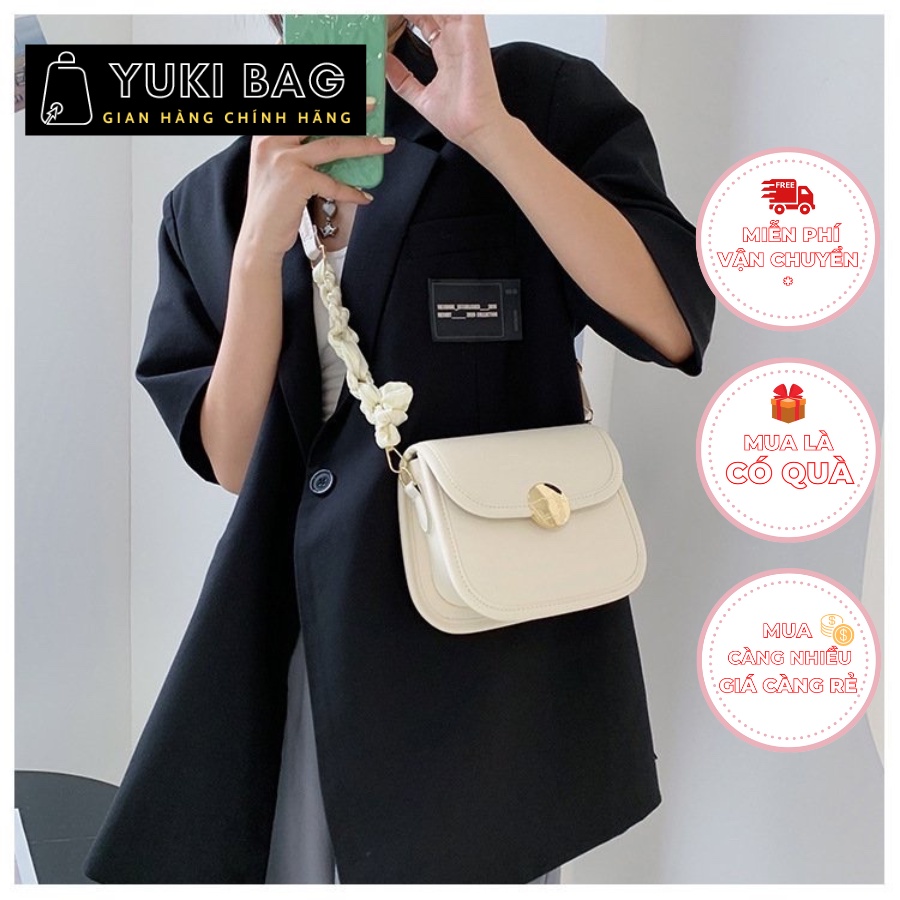 Túi xách nữ đeo chéo, đeo vai Yuki Bag, dùng đi chơi, đi học , dự tiệc, chất da đẹp, thời trang cao cấp size 18cm YB253
