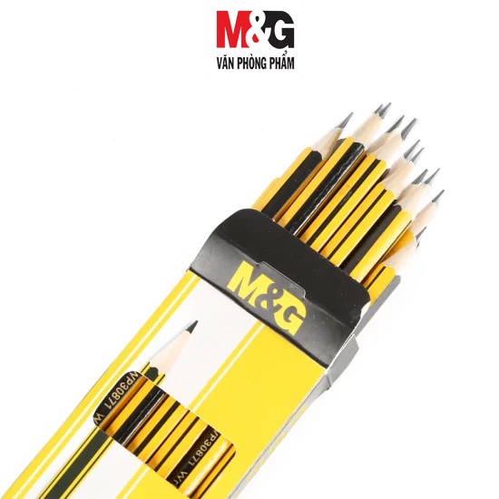 Chì chuốt HB M&G AWP30871 thân vàng có gôm