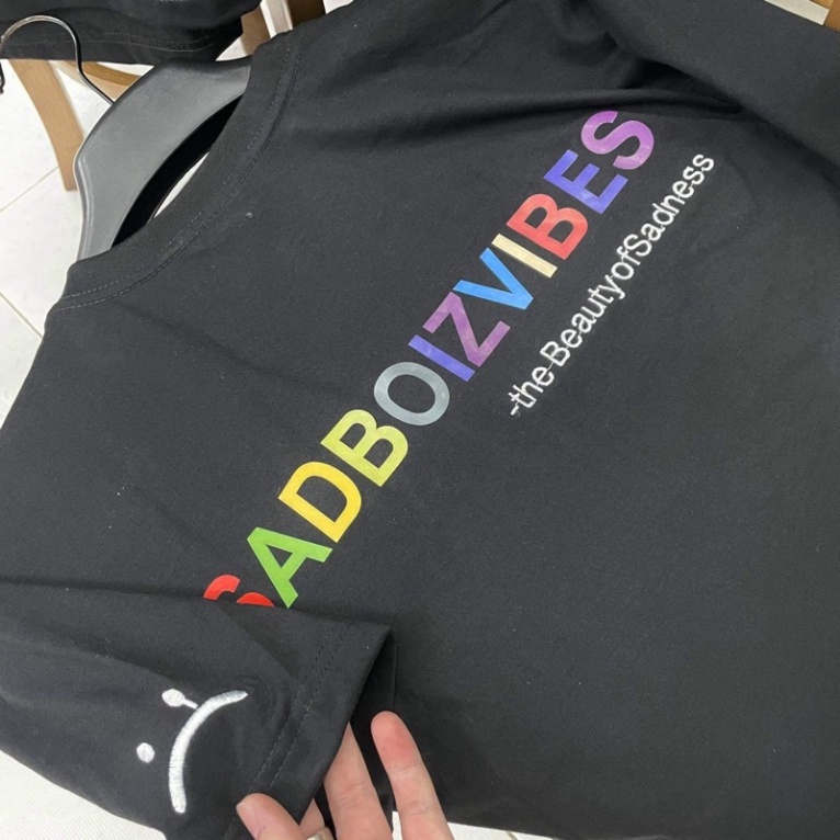 [ Ảnh Thật ] Áo thun SADBOIZ SADBOIZVIBES 7 Màu - Áo thun unisex nam nữ form rộng oversize chất liệu Cotton | WebRaoVat - webraovat.net.vn