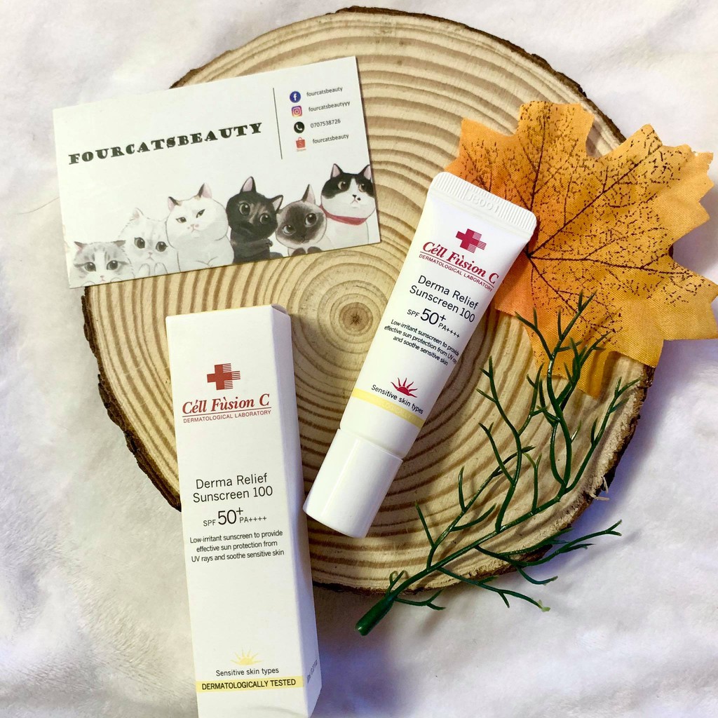 Minisize 10ml Kem Chống Nắng Dành Cho Da Nhạy Cảm Cell Fusion C Derma Relief Sunscreen 100 SPF50+/PA+++