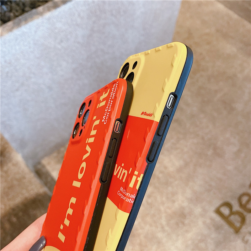 Ốp điện thoại từ nhựa mềm họa tiết McDonald's cho iPhone12 mini 11 PRO MAX 7/8plus SE2020 X/XS XR XSMAX | BigBuy360 - bigbuy360.vn
