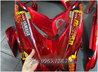 Dàn áo Ex 150 đỏ candy tem Mèo may mắn
