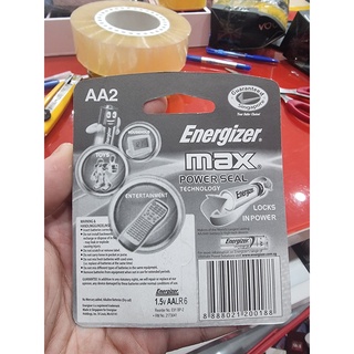 Pin  AA và AAA Energizer Max Power Seal 1.5V (1 Vỉ 2 Viên)