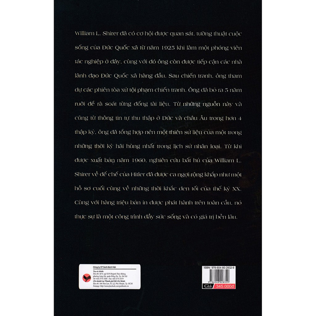 Sách - Sự trỗi dậy và suy tàn của đế chế thứ 3 | BigBuy360 - bigbuy360.vn