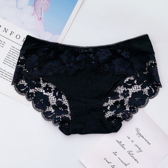 QUẦN TÂM TRE PHỐI REN CAO CẤP- QUẦN LÓT CO GIẢN-KELLYWANG