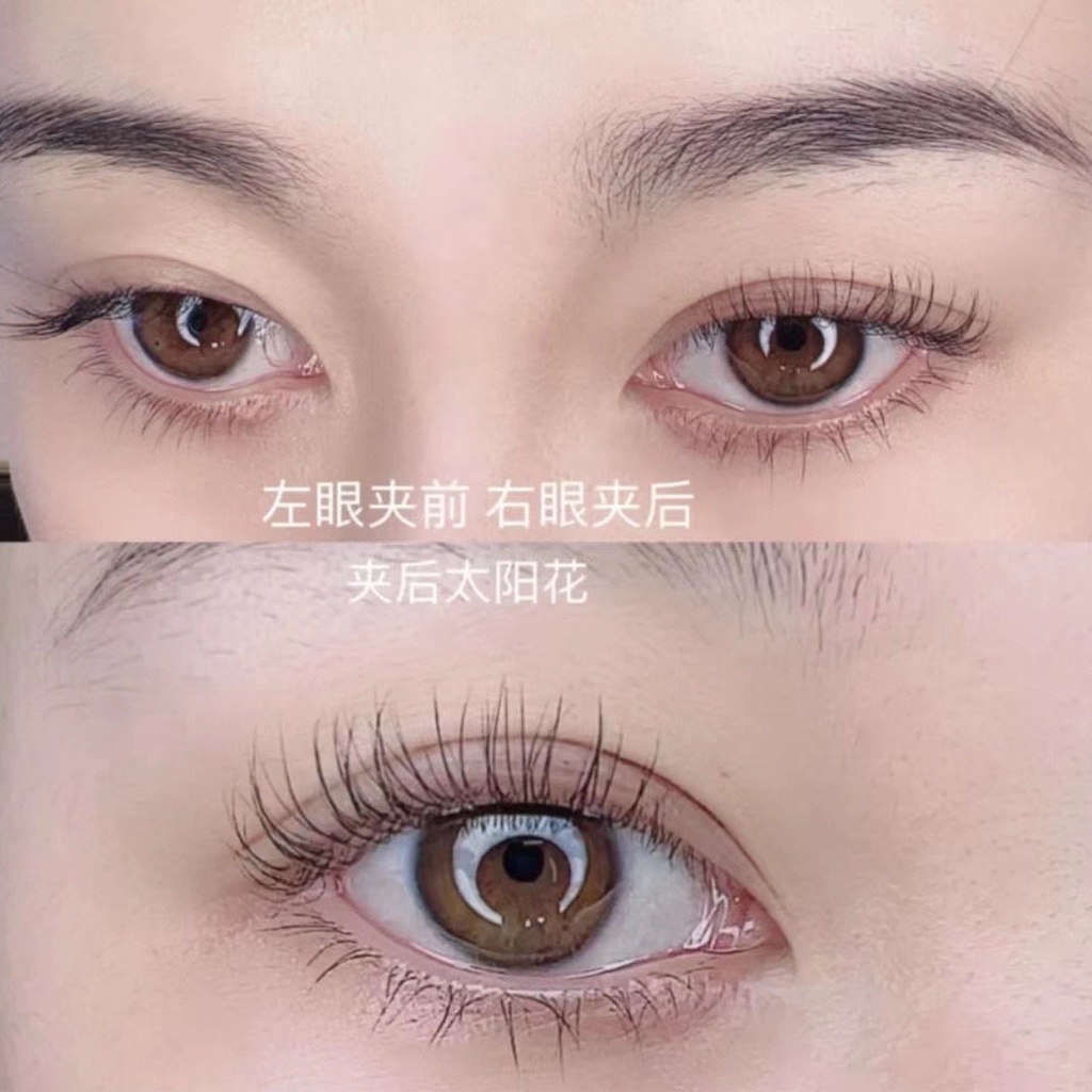 Dụng Cụ Bấm Mi Bằng Thép Carbon Tích Hợp Lược Tiện Dụng