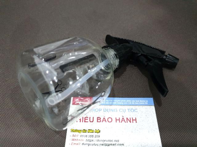 Bình Xịt Nước Cắt Tóc Nam Nữ Dung Tích 200ml.