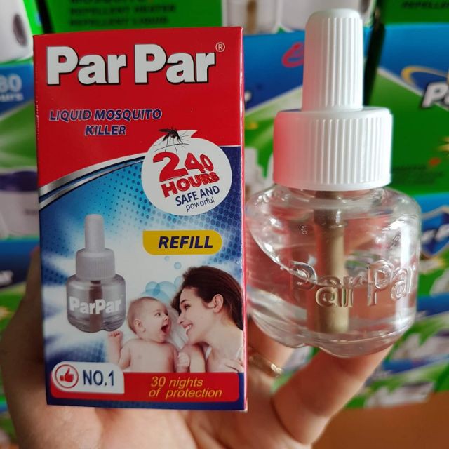 Tinh dầu đuổi muỗi parpar 240h - 480h (GIÁ SỈ)