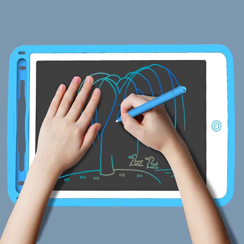 Bảng vẽ tự xóa điện tử 3D ANDY'S KIDS bảng viết vẽ thông minh 8.5,12 inch màn hình LCD đa sắc đồ họa đẹp kèm bút dạy học