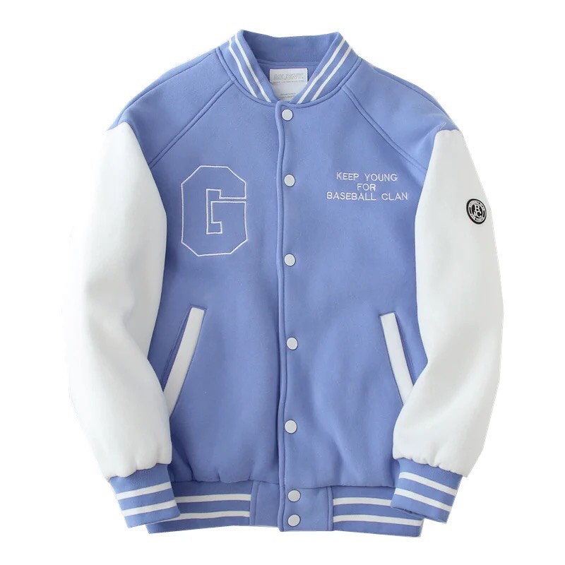 Áo Khoác Cardigan Bomber Nỉ Bông IN LOGO G Form Rộng Basic Nam Nữ Unisex Ulzzang NUPAKACHI