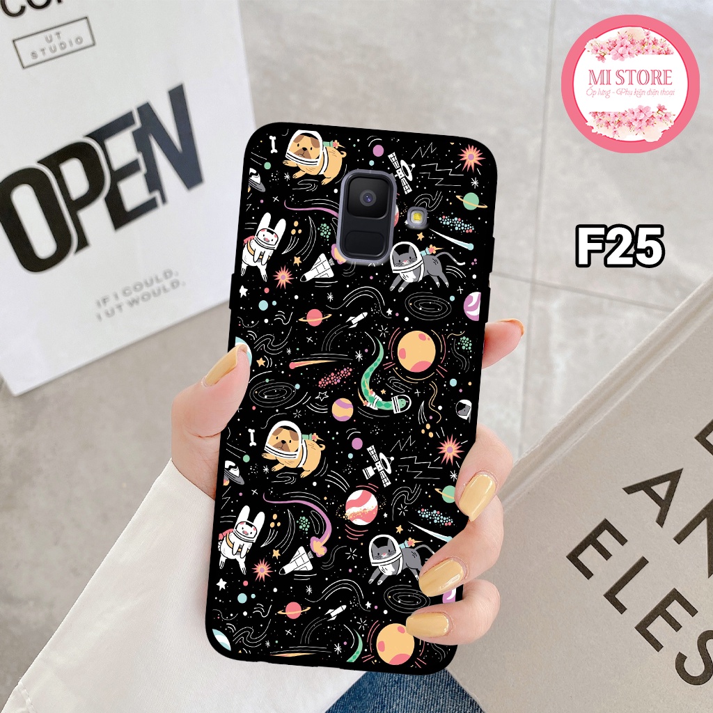 Ốp lưng SAMSUNG GALAXY A6 - A8 2018 - A6 PLUS - A8 PLUS - J6 - J6 PLUS - J8 2018 in hình gấu vũ trụ độc đáo, xinh xắn