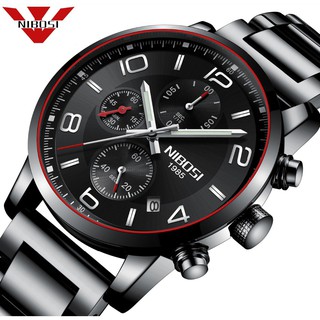 (New Arrival) Đồng Hồ Nam Chạy Full 6 Kim NIBOSI CHÍNH HÃNG Kính Tráng SAPPHIRE - Chống Nước Cực Tốt_Full Box