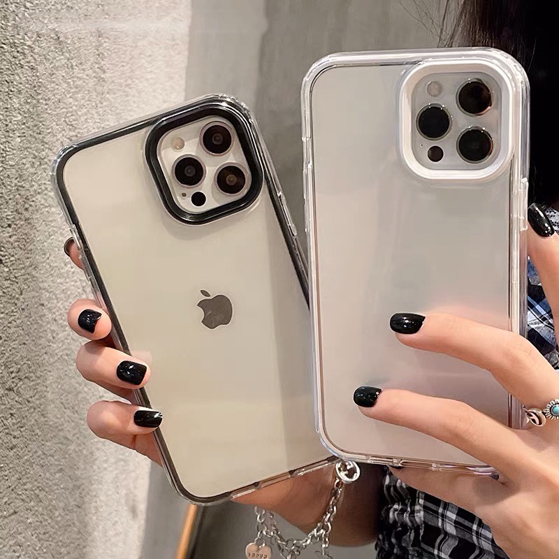 Ốp điện thoại bảo vệ camera chống rơi 3 trong 1 cho iPhone 13ProMax 12Pro/ProMax 11Pro/ProMax 7 8+ X XS XR XSMAX | BigBuy360 - bigbuy360.vn