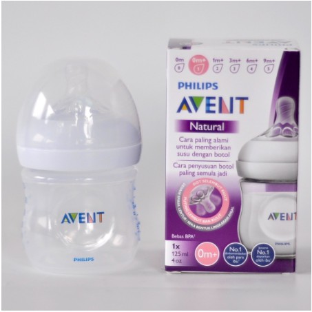 Bình Sữa Philips Avent Natural 125ml / 260ml / 330ml Bằng Nhựa PP, Không Có BPA {ĐẢM BẢO CHÍNH HÃNG}