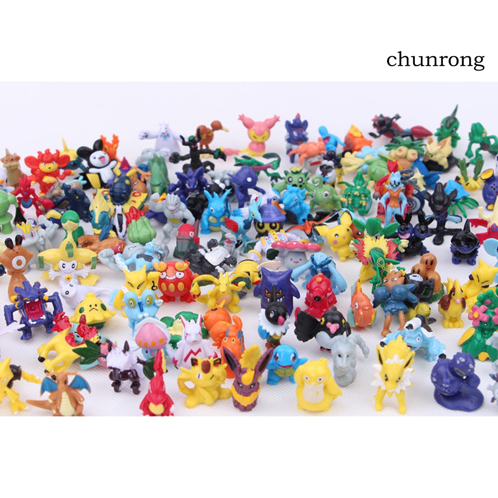 Set 144 Tượng Pokemon Đồ Chơi Bằng Nhựa Pvc Nhiều Màu Sắc