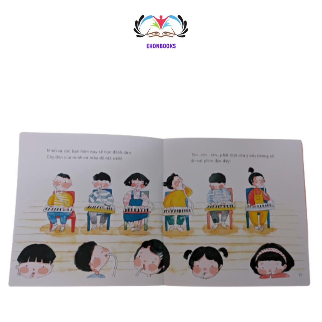 Sách Ehon cho bé 3 tuổi - Ehon Chúng Mình Lớn Rồi Trường mẫu giáo của tớ! wabooks