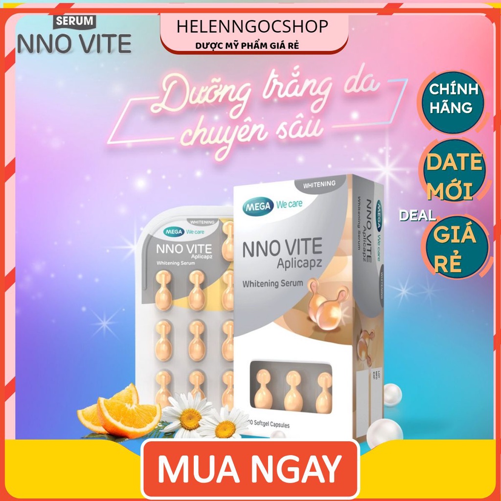 Serum Nno Vite giúp dưỡng trắng tái tạo da, ngăn ngừa lão hóa da